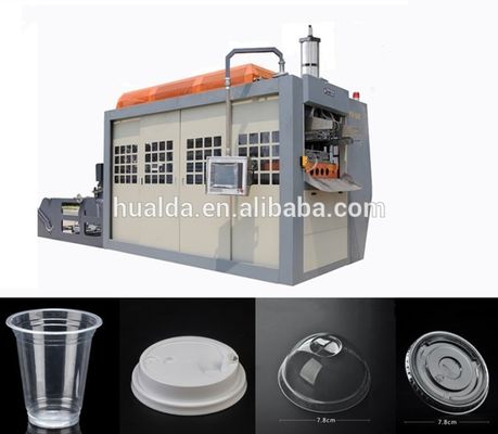 बड़े प्लास्टिक कप ढक्कन thermoforming मशीन आपूर्तिकर्ता
